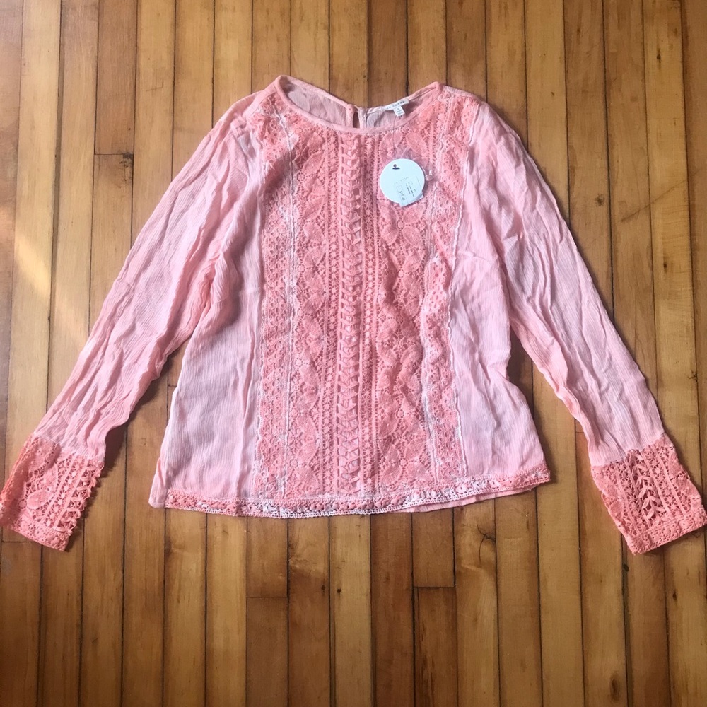 En Crème Long Sleeved Top Size Small